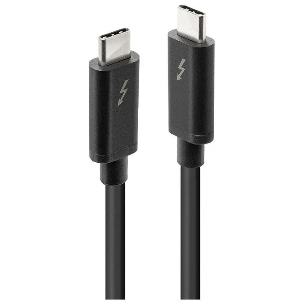 Lindy 41557 Cavo Thunderbolt 3 USB-C, 2 m, 20 Gbit/s, 60 W, Nero