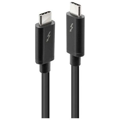 Lindy 41557 Cavo Thunderbolt 3 USB-C, 2 m, 20 Gbit/s, 60 W, Nero