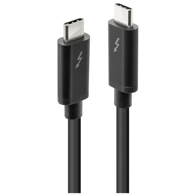 Lindy 41557 Cavo Thunderbolt 3 USB-C, 2 m, 20 Gbit/s, 60 W, Nero