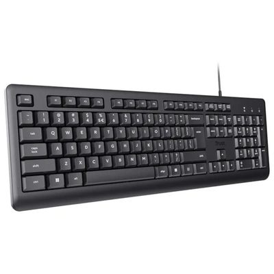 Trust 23983 TK-150 Tastiera USB QWERTZ Tedesco Full-size Membrana Resistente agli spruzzi colore Nero