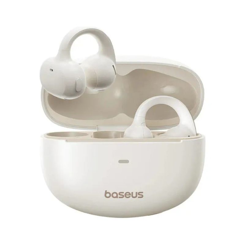 Baseus Bowie MC1 Auricolari Open-Ear Bluetooth 5.4, Bianco
