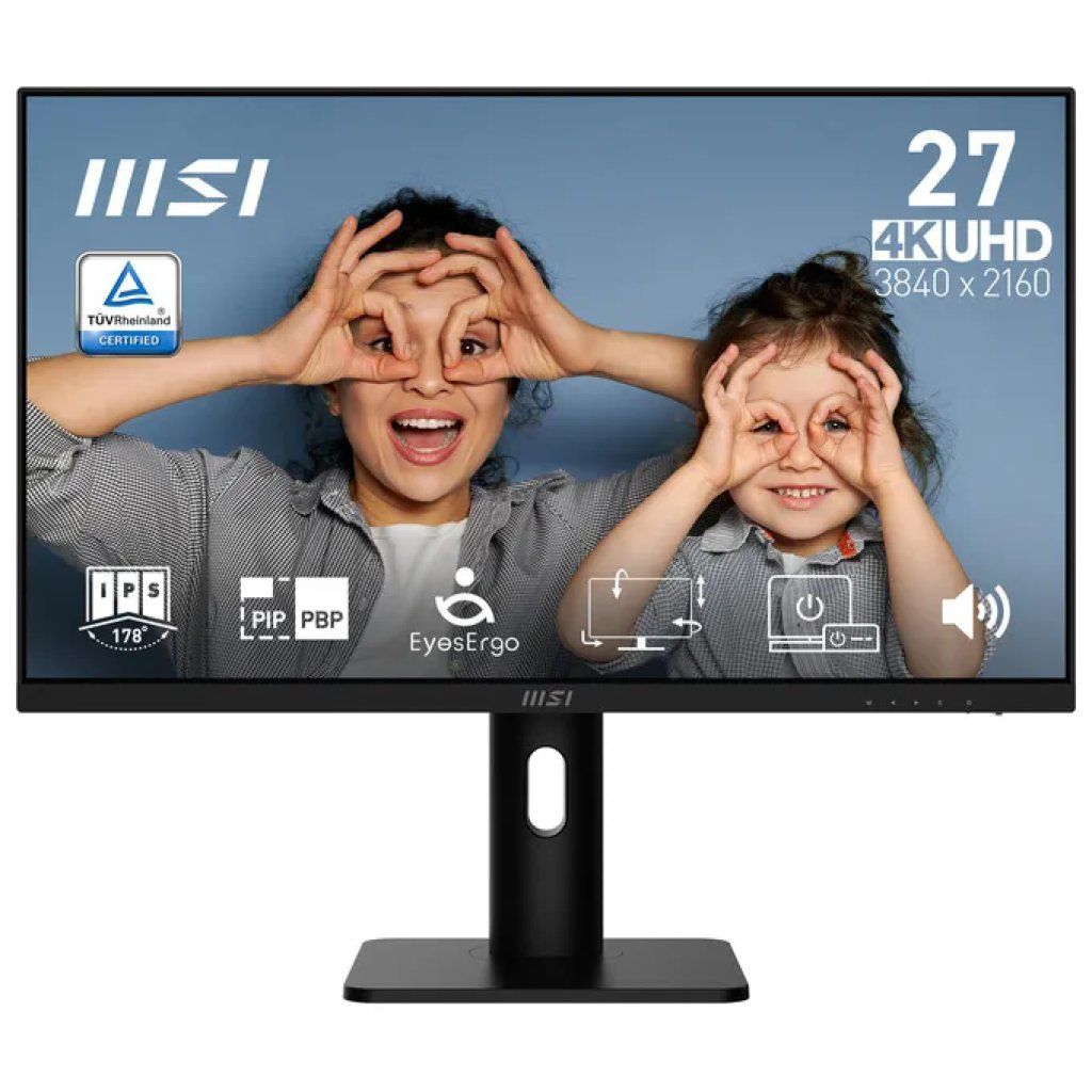 MSI PRO MP273UP E6 Monitor 27” 4K UHD IPS Nero MSI PRO MP273UP E6 Monitor 27” 4K UHD IPS Nero