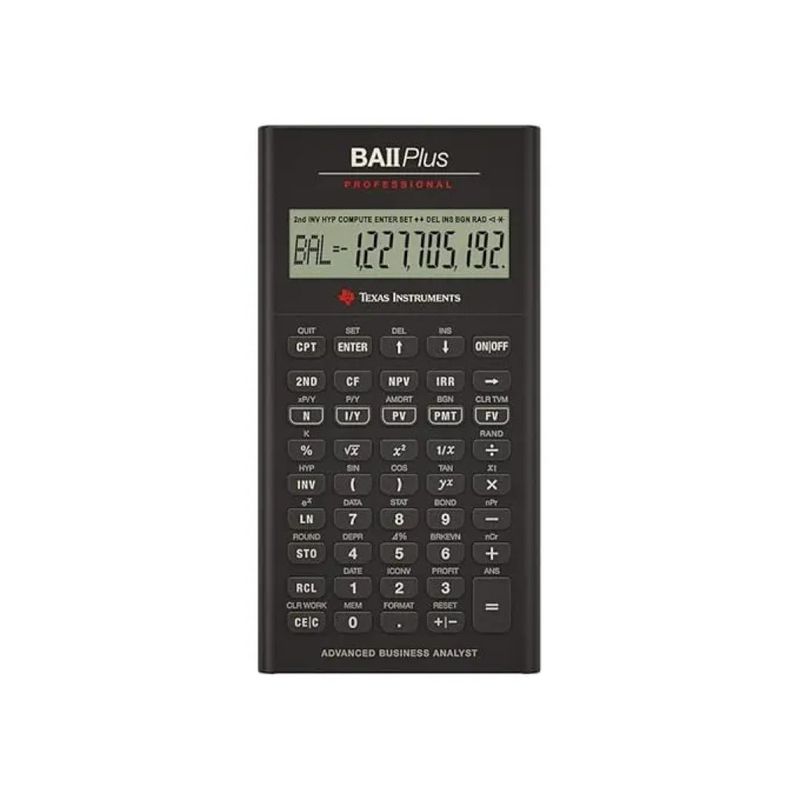 Texas Instruments BA II Plus Professional – Calcolatrice finanziaria