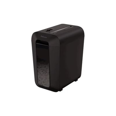 Fellowes LX65 Distruggidocumenti a frammenti, 10 fogli, P-4, cestino 22 L, nero