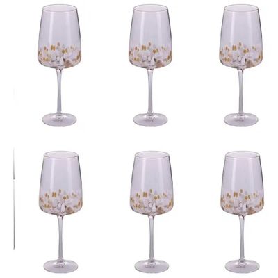 VDE TIVOLI 1996 Villa d’Este Lilia Gold – Set 6 calici da vino bianco, 500 ml