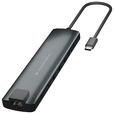 Conceptronic DONN06G Hub USB-C 9-in-1 con HDMI 4K e PD 60 W