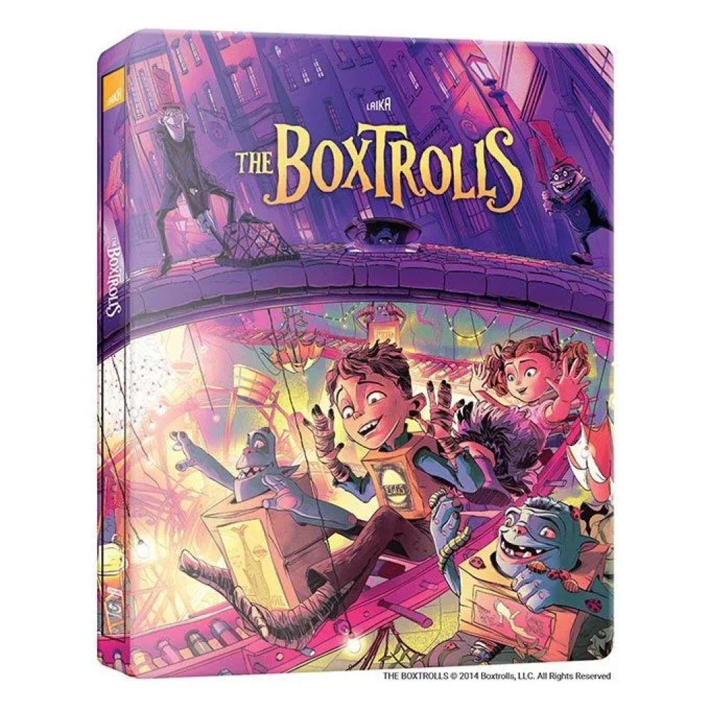 PLAION PICTURES Boxtrolls – Le Scatole Magiche | Steelbook 4K Ultra HD + Blu-ray