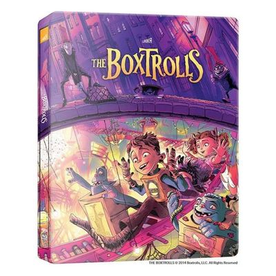 PLAION PICTURES Boxtrolls – Le Scatole Magiche | Steelbook 4K Ultra HD + Blu-ray