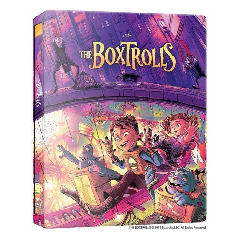 PLAION PICTURES Boxtrolls – Le Scatole Magiche | Steelbook 4K Ultra HD + Blu-ray