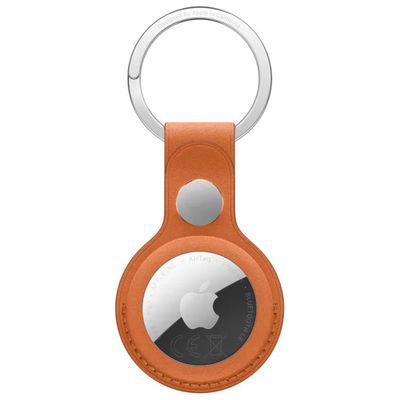 Apple FineWoven Portachiavi per AirTag Arancione Volpe