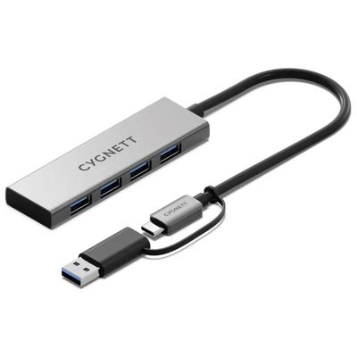 Cygnett Unite Hub USB-C a 4 porte USB-A in alluminio