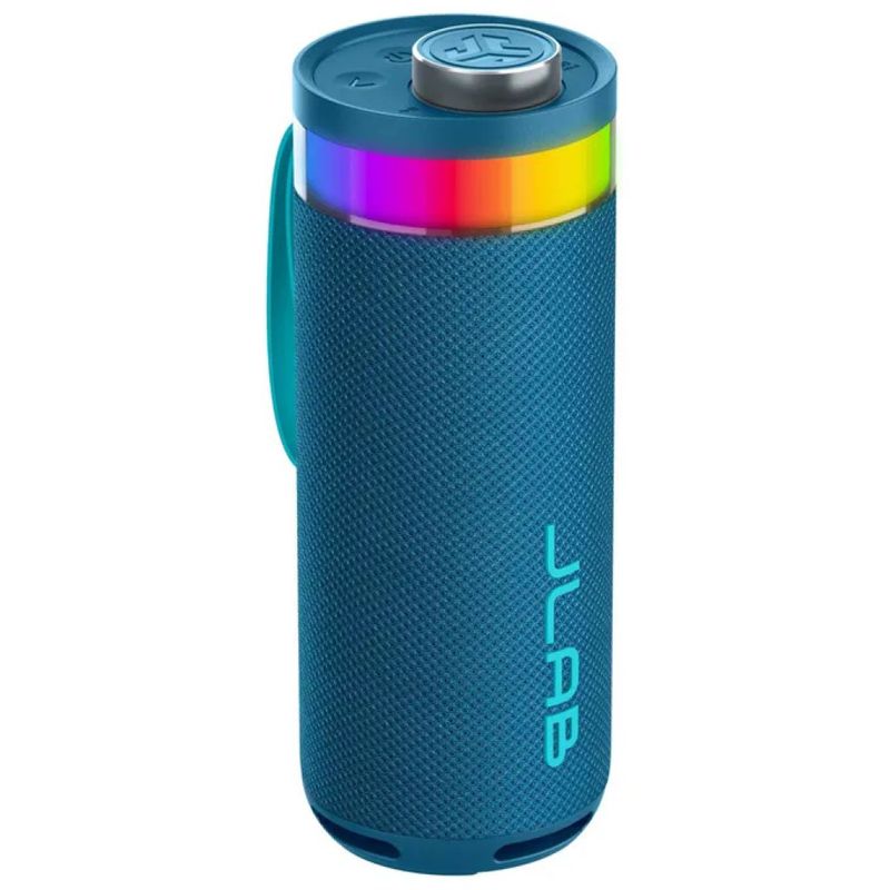 JLab Go Party Navy – Altoparlante Bluetooth 10 W con luci RGB