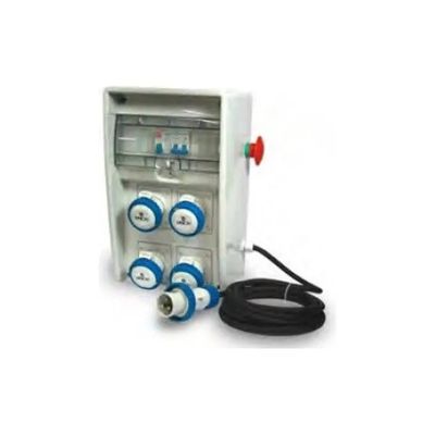 Fanton 86740 Quadro elettrico da cantiere 4 prese con interruttore Fanton 86740 Quadro elettrico da cantiere 4 prese con interruttore