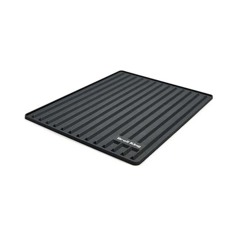 Broil King Tappetino in Silicone Nero per Barbecue 35 × 27 cm