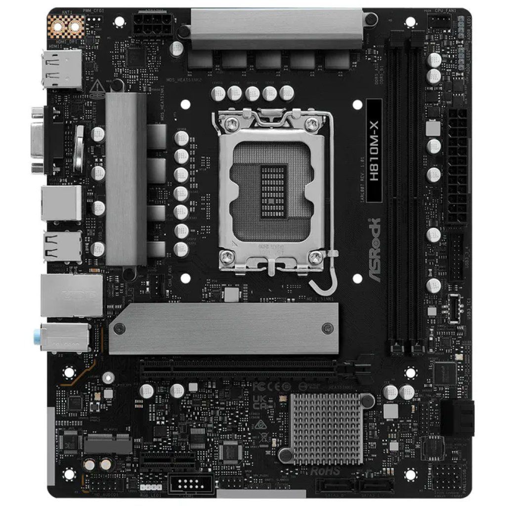 ASRock H810M-X Scheda Madre Micro-ATX LGA 1851 DDR5