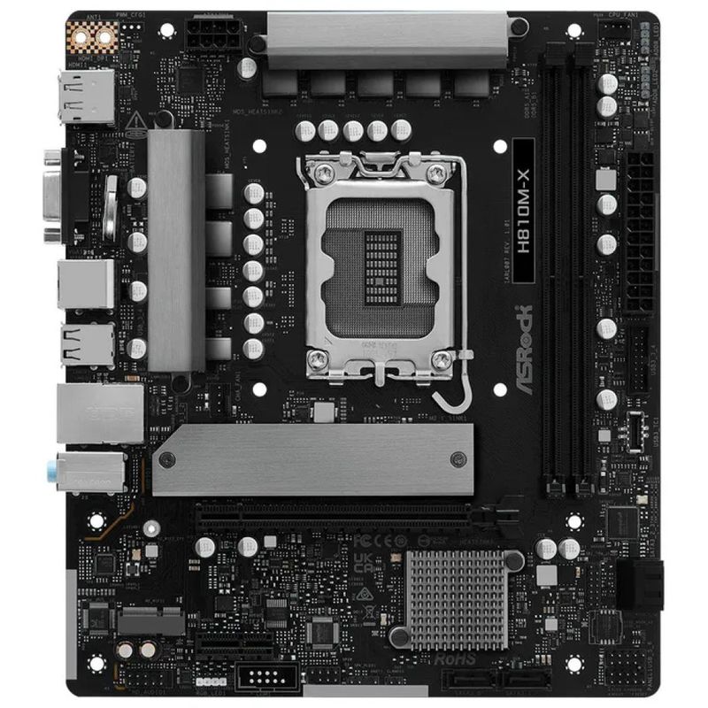 ASRock H810M-X Scheda Madre Micro-ATX LGA 1851 DDR5