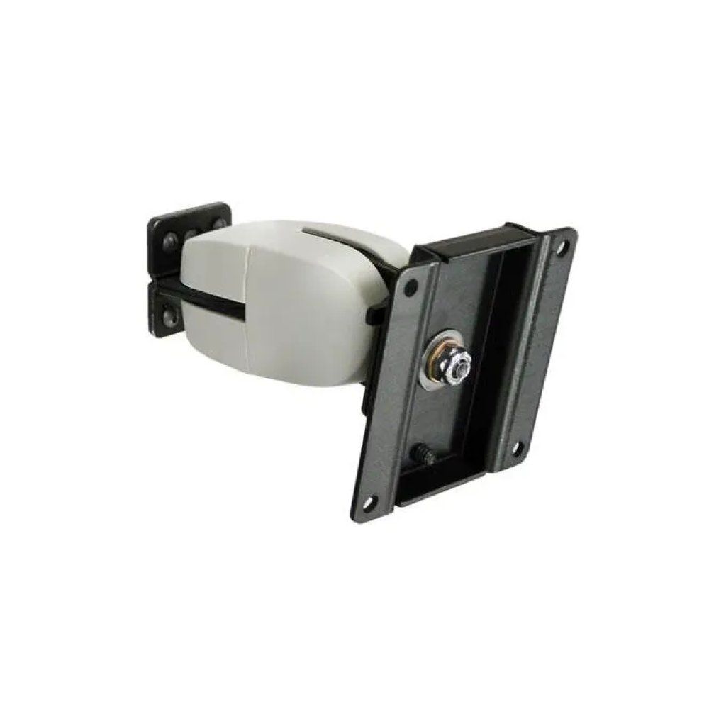 Ergotron 100 Series Double Pivot – Supporto da parete per monitor fino a 24″, nero
