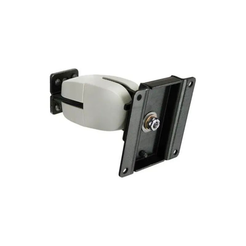 Ergotron 100 Series Double Pivot – Supporto da parete per monitor fino a 24″, nero