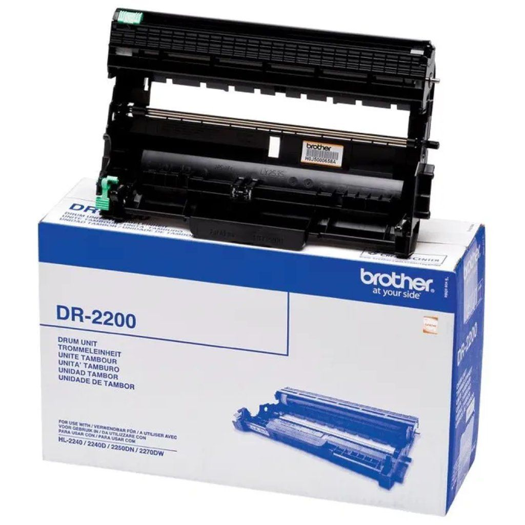 Brother DR-2200 Tamburo Originale Nero, 12.000 Pagine
