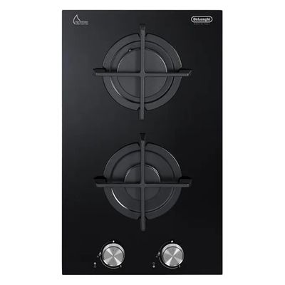 DELONGHI De’Longhi NSL230NC Piano Cottura a Gas 30 cm, 2 Fuochi, Nero