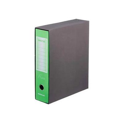 Brefiocart Registratore Protocollo Verde Fluorescente, Dorso 8 cm