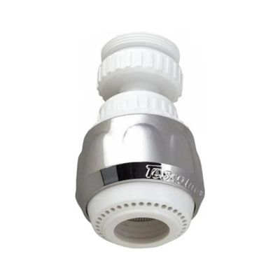 Tescoma Presto rompigetto snodato F22x1 con riduttore, bianco e cromo