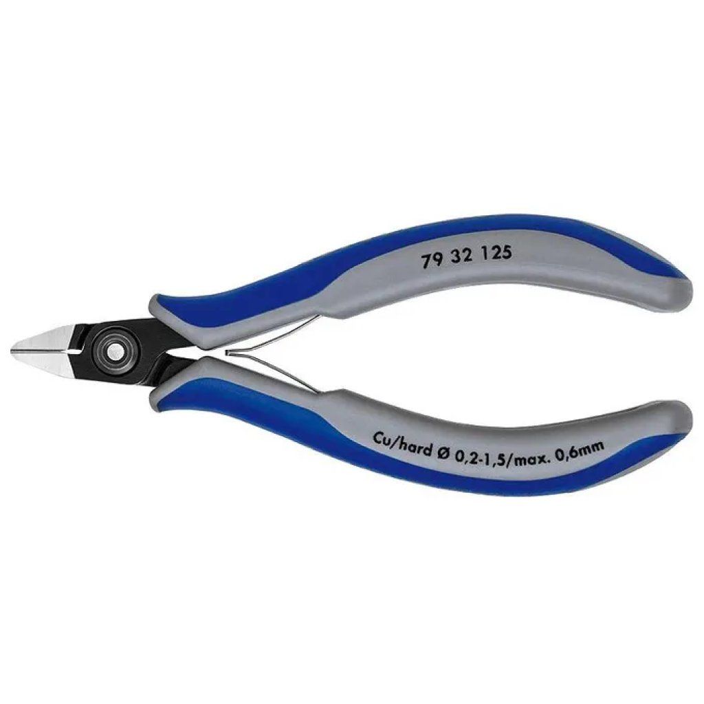 KNIPEX 79 32 125 Tronchese di precisione per elettronica, 125 mm