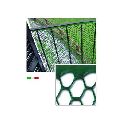 VIGOR-BLINKY Vigor Blinky 78705 – Rete plastica esagonale verde, 5 m x 100 cm