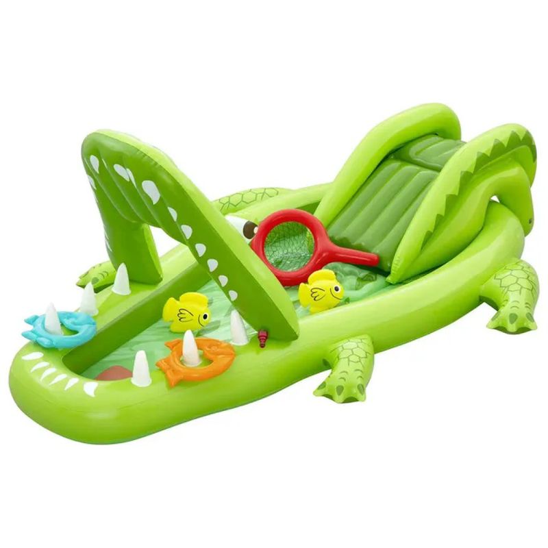 Bestway Later Gator 53169 – Parco giochi acquatico gonfiabile per bambini