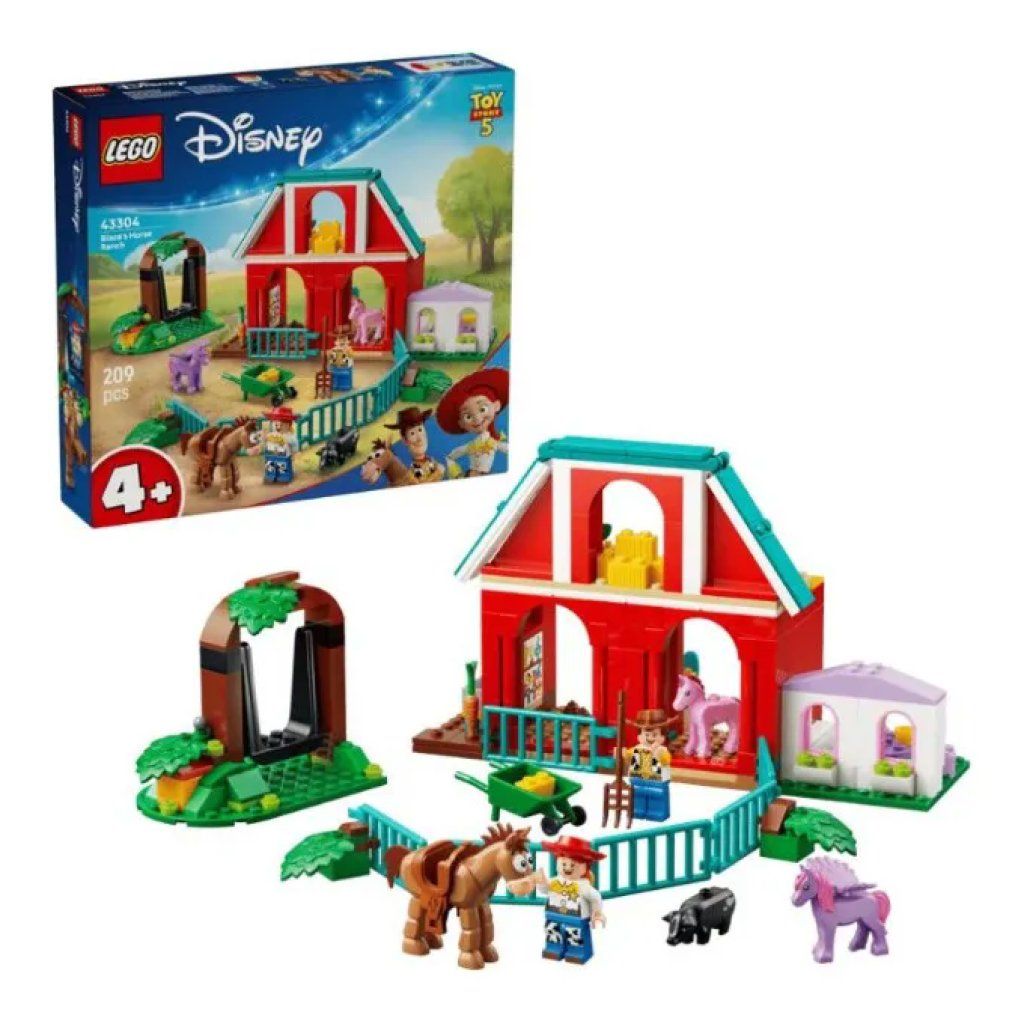 LEGO Disney Pixar Toy Story – Il Ranch dei Cavalli di Blaze, 209 pezzi LEGO Disney Pixar Toy Story – Il Ranch dei Cavalli di Blaze, 209 pezzi