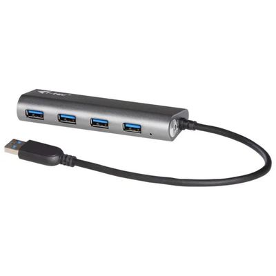 I-TEC Hub USB I-TEC U3HUB448 USB 3.2 Gen 1 Type-A, grigio, 4 porte