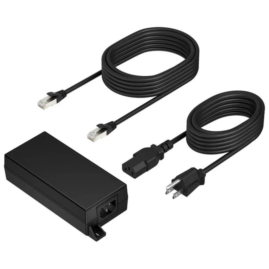 POLYCOM Adattatore HP Poly PoE++ 65 W, 2,5 Gb/s con cavo CAT6A da 3,66 m