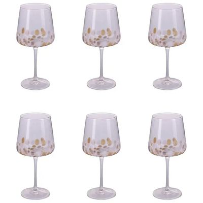 VDE TIVOLI 1996 Villa d’Este Lilia Gold – Set 6 Calici da Vino Rosso 630 ml VDE TIVOLI 1996 Villa d’Este Lilia Gold – Set 6 Calici da Vino Rosso 630 ml