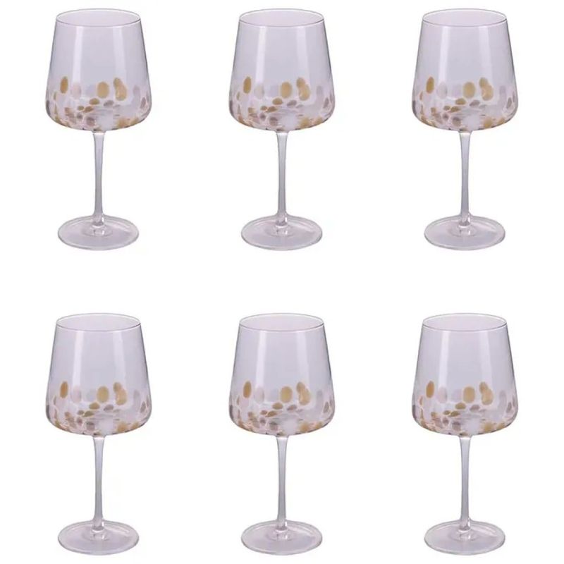 VDE TIVOLI 1996 Villa d’Este Lilia Gold – Set 6 Calici da Vino Rosso 630 ml