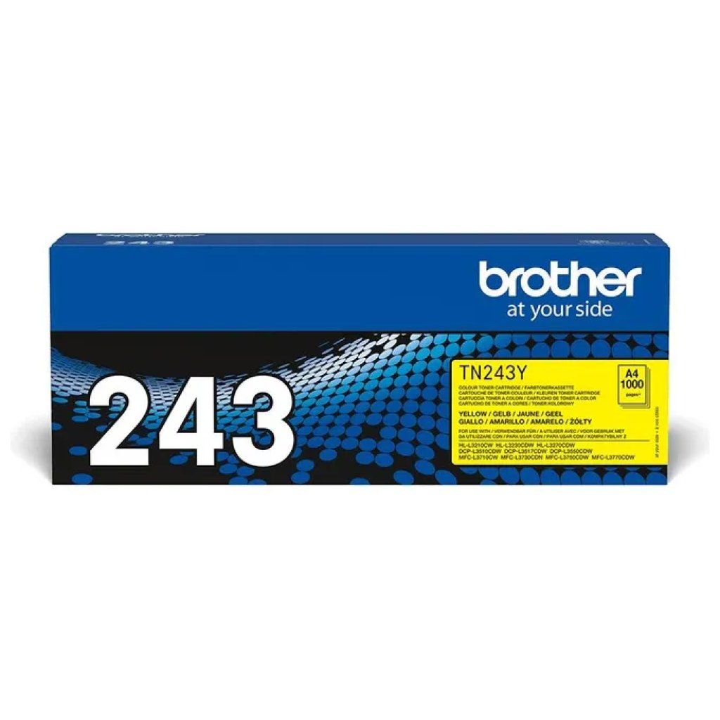 Brother TN-243Y Toner Originale Giallo, fino a 1.000 pagine