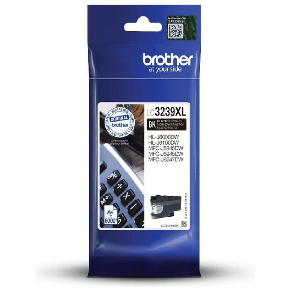 Brother LC3239XLBK Cartuccia Inkjet Nero Alta Capacità – 6000 Pagine