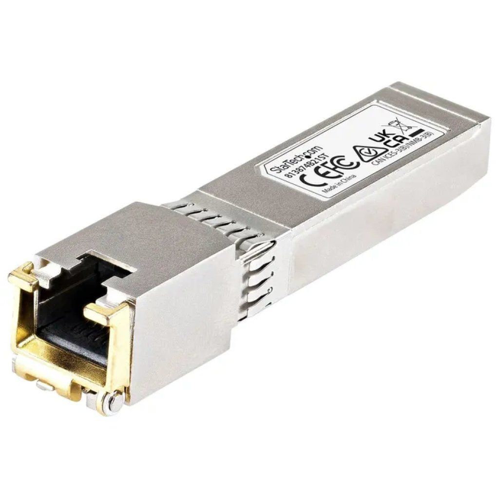 StarTech.com SFP+ 10GBASE-T compatibile HP 813874-B21, RJ45 rame, 10 Gbps, 30 m StarTech.com SFP+ 10GBASE-T compatibile HP 813874-B21, RJ45 rame, 10 Gbps, 30 m