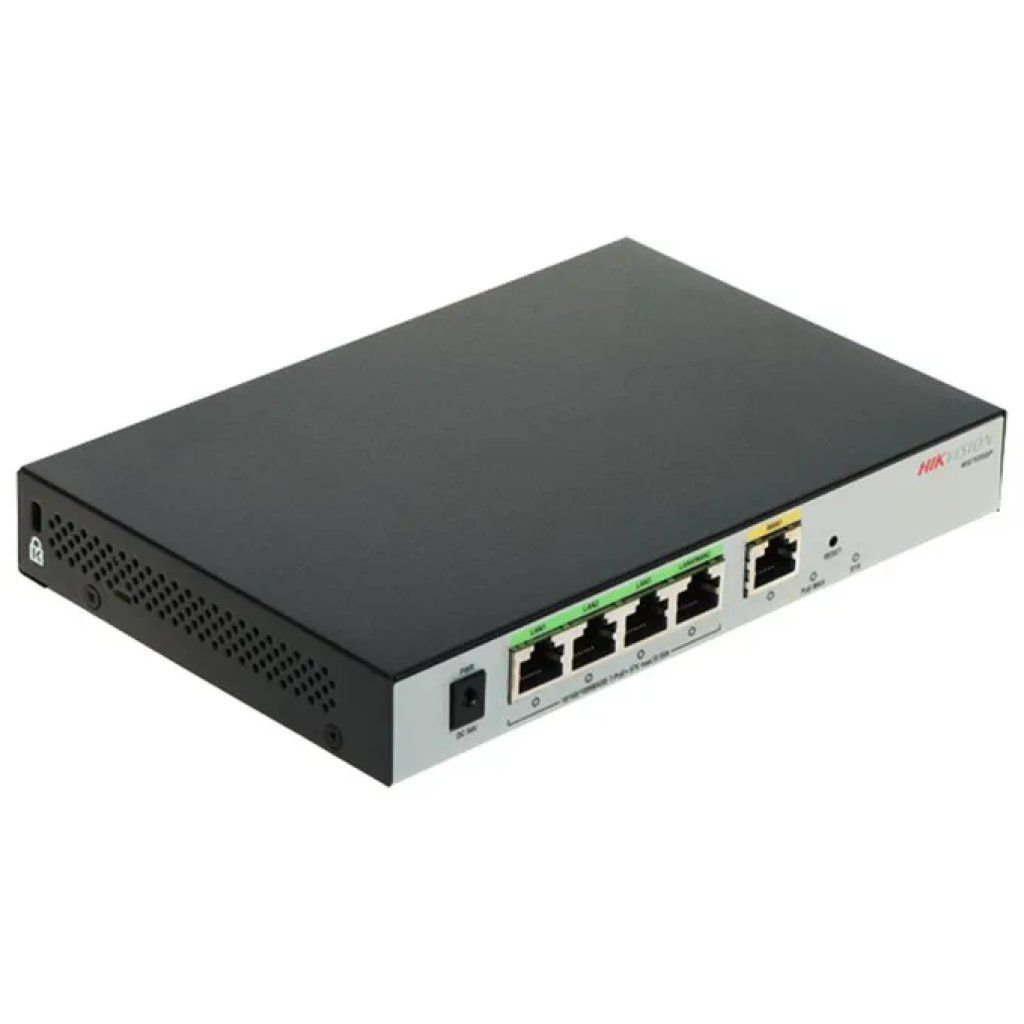 Hikvision DS-3WG105GP-SI Controller Gigabit PoE, 4 porte, fino a 100 utenti
