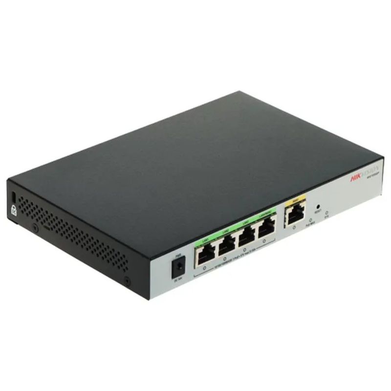 Hikvision DS-3WG105GP-SI Controller Gigabit PoE, 4 porte, fino a 100 utenti