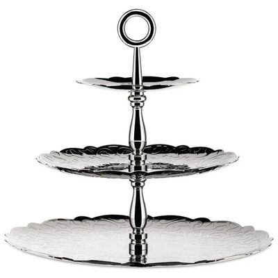 Alessi Dressed MW52-3 – Alzata a Tre Piani in Acciaio Inox 18/10