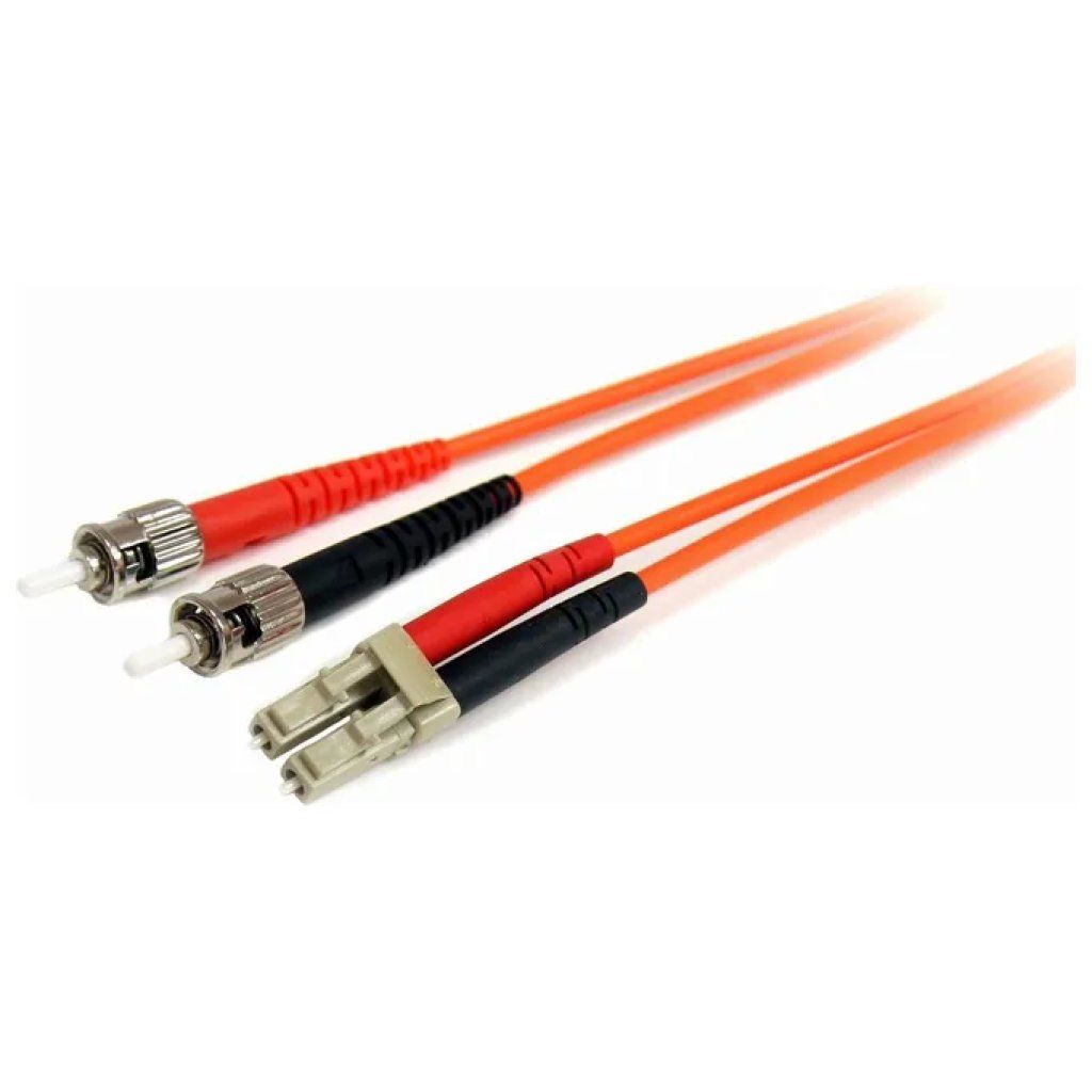StarTech.com Cavo Patch Duplex Fibra Ottica OM1 LC-ST, 1 m, LSZH