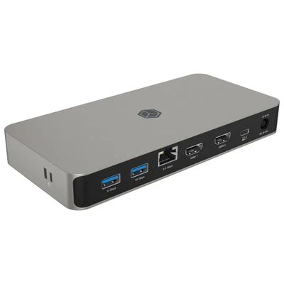 ICY BOX IB-DK2880-C41 Docking Station USB4 Dual HDMI 8K, 100 W, Nera