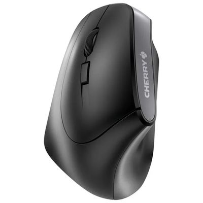 CHERRY MW 4500 – Mouse verticale wireless per mancini, 6 pulsanti, 1200 DPI, nero CHERRY MW 4500 – Mouse verticale wireless per mancini, 6 pulsanti, 1200 DPI, nero