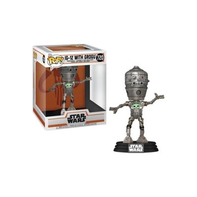 Funko POP! Deluxe Star Wars IG-12 con Grogu, 17 cm Funko POP! Deluxe Star Wars IG-12 con Grogu, 17 cm