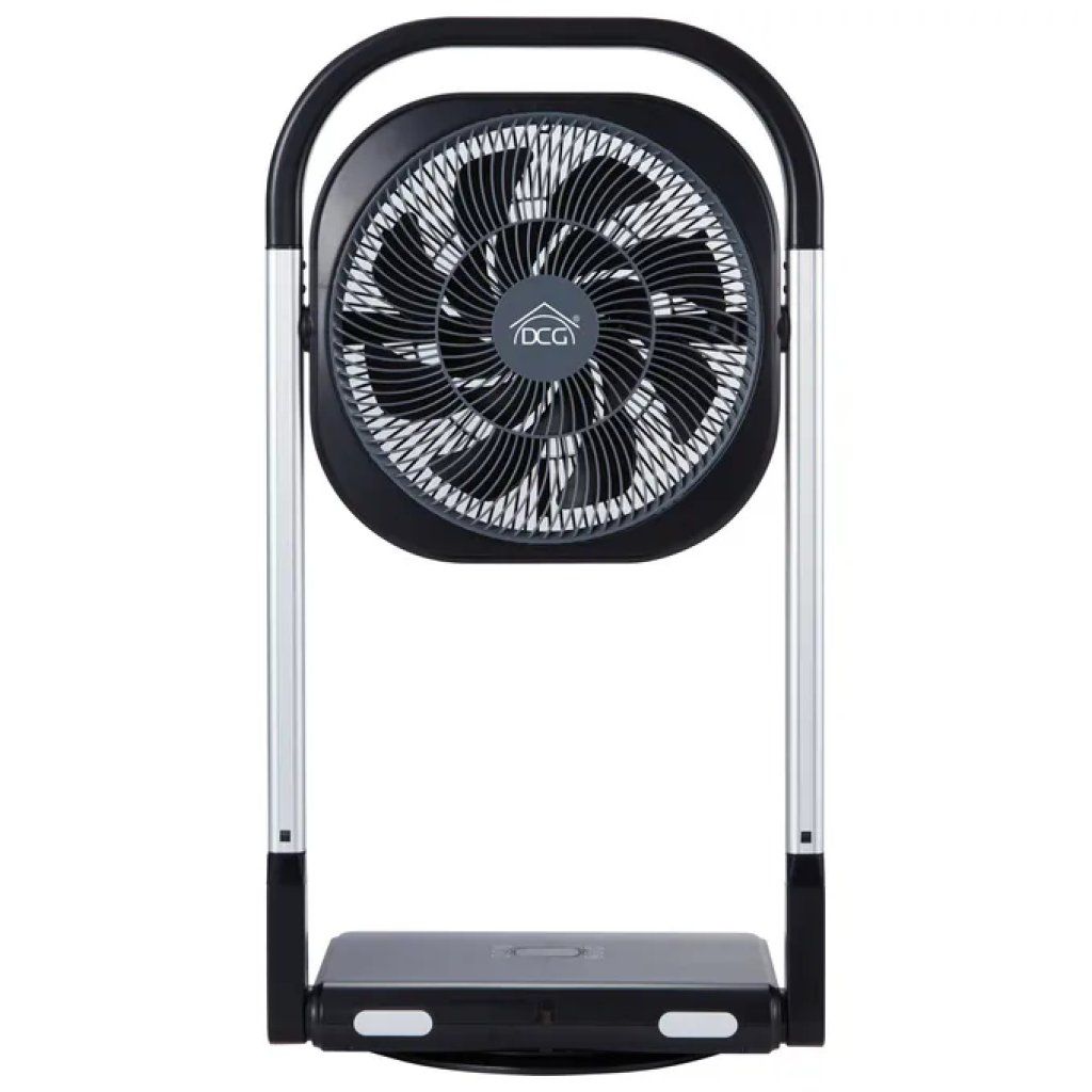 DCG VE1605TT Ventilatore Telescopico Pieghevole Nero