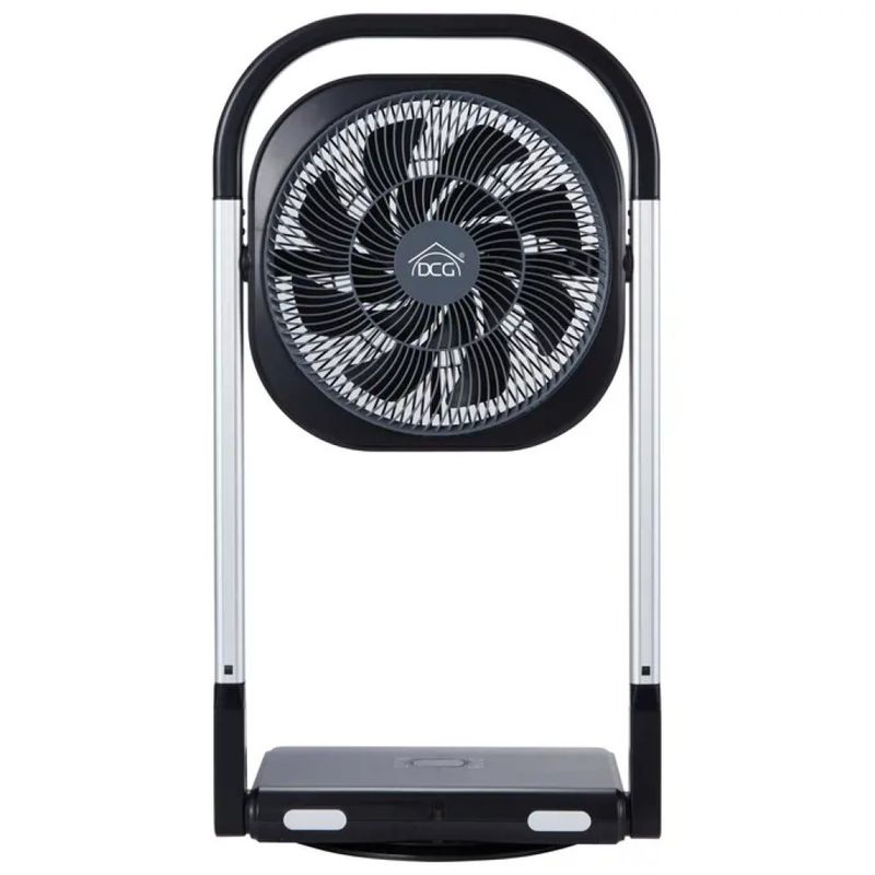 DCG VE1605TT Ventilatore Telescopico Pieghevole Nero