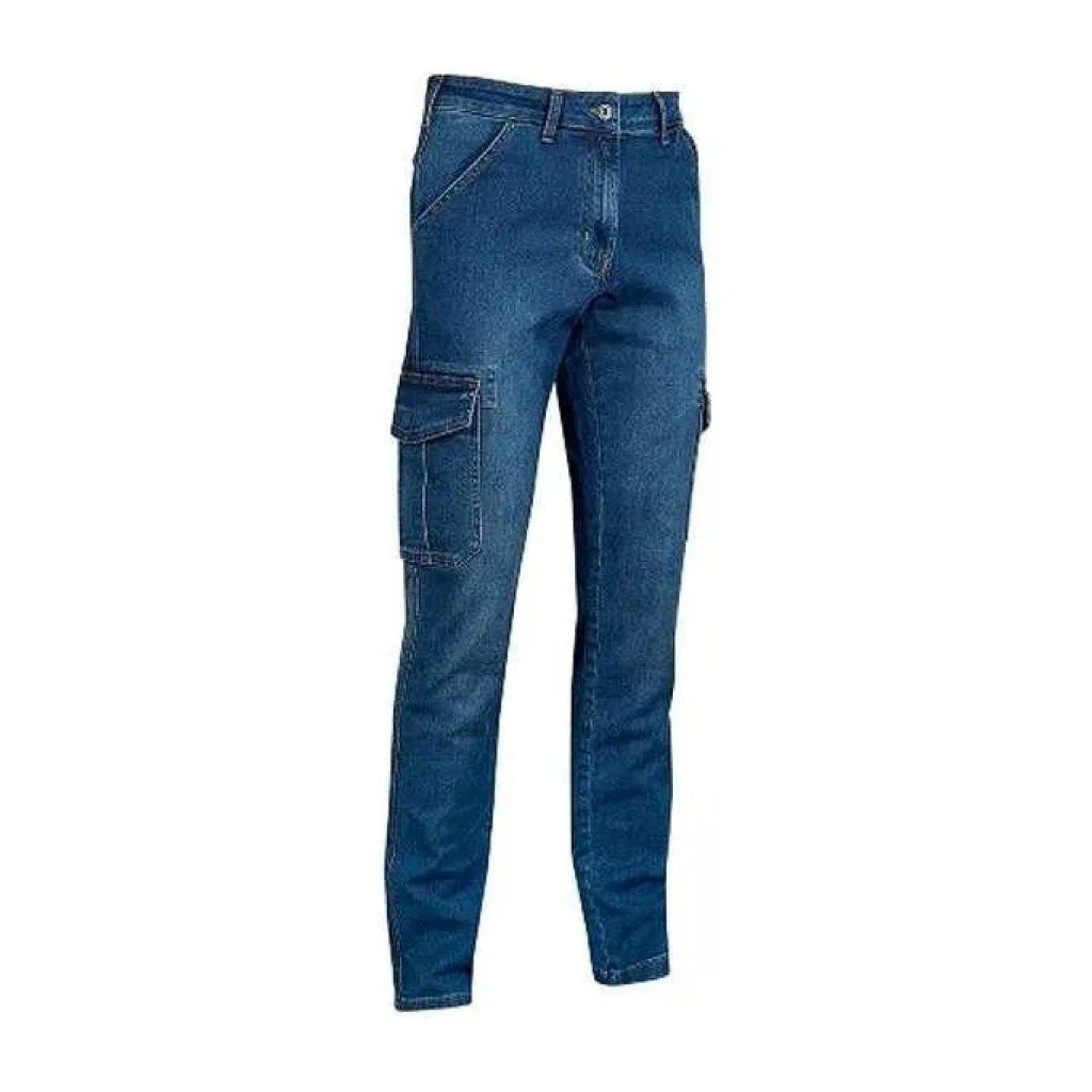 U-Power WEX244GJ Jeans Cargo da Lavoro Slim Fit Guado U-Power WEX244GJ Jeans Cargo da Lavoro Slim Fit Guado