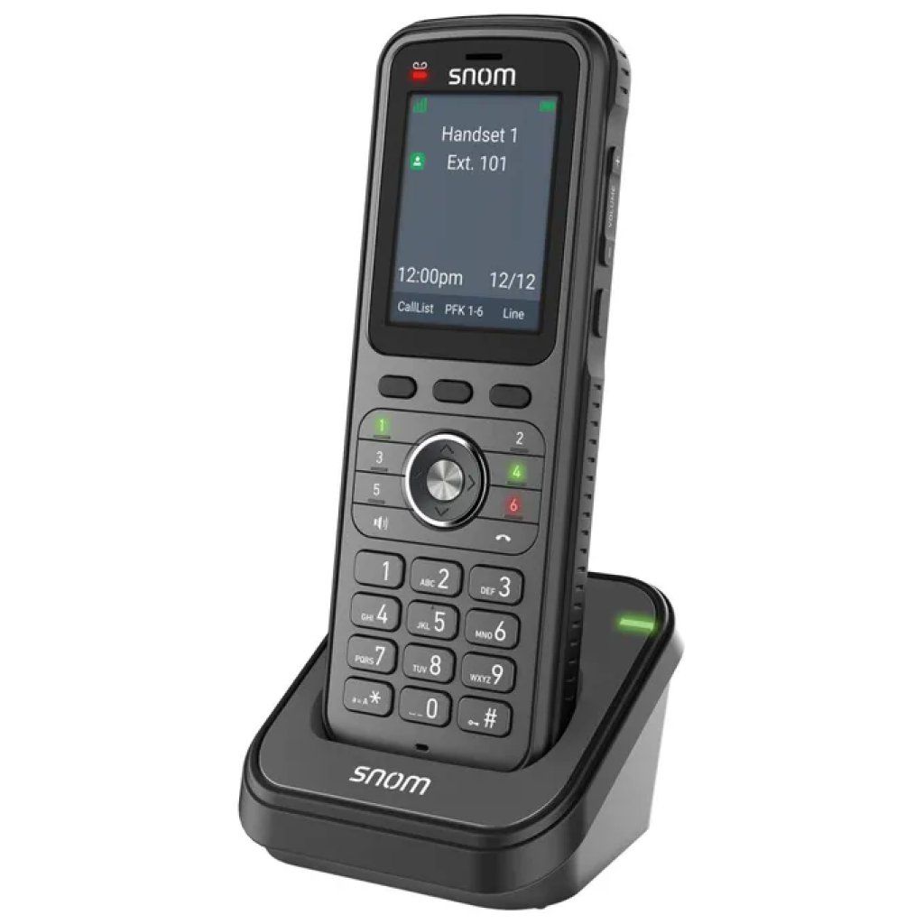 SNOM M56 Ricevitore DECT IP67 con Bluetooth, Nero
