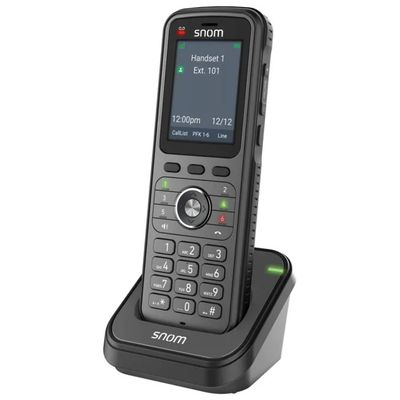SNOM M56 Ricevitore DECT IP67 con Bluetooth, Nero