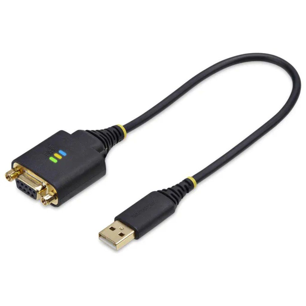 StarTech.com Adattatore USB-A a Seriale RS-232 DB9 Null Modem, 30 cm